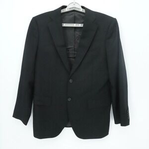 Suitsupply Lazio Blazer Mens 40R Black Pure Wool Slim Fit Business Formal Office